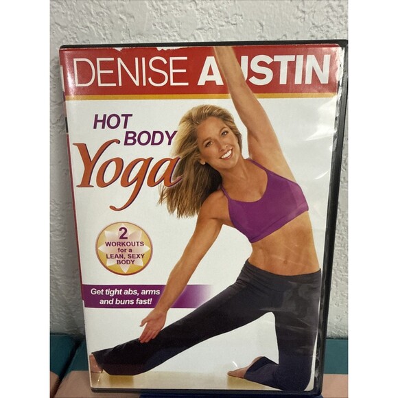 Yoga/Workout/Yoga Blocks Lot - Denise Austin 2 Used DVD’s 2 New Yoga Blocks  - Picture 5 of 9
